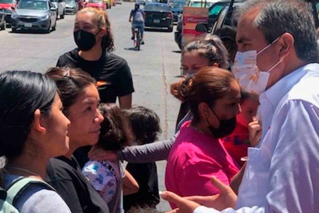 El candidato de Movimiento Ciudadano conviviendo con los hidrocálidos.