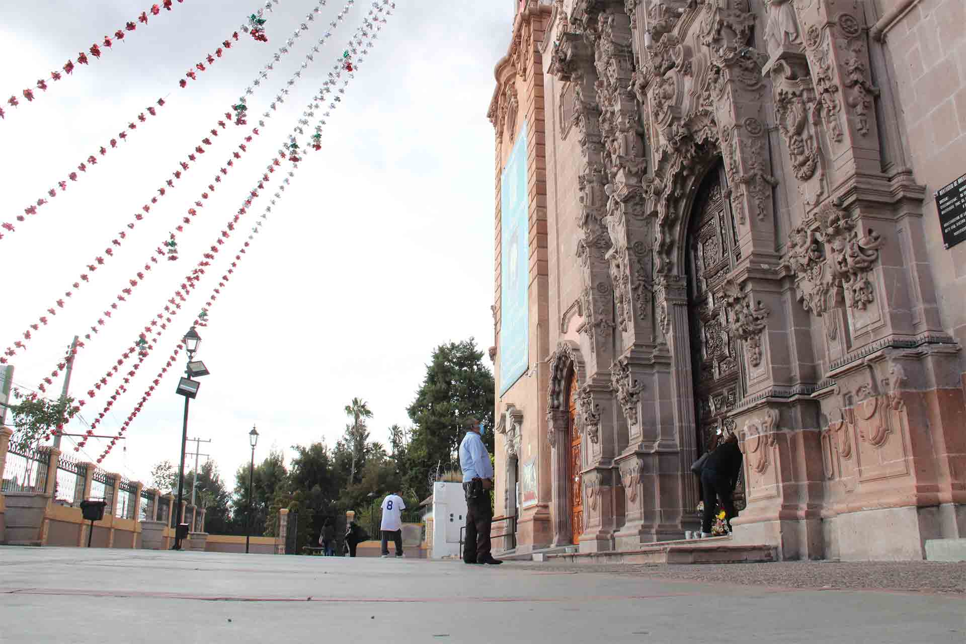 Vacío lució el Santuario de la Virgen Morena 