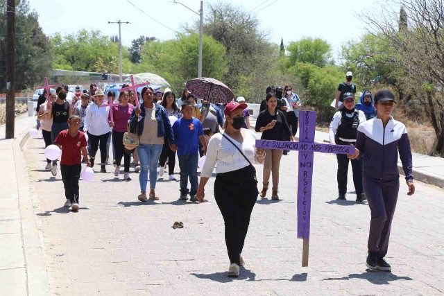 Aguascalientes Feminicidio Jocelin Marcha Santa María de Gallardo