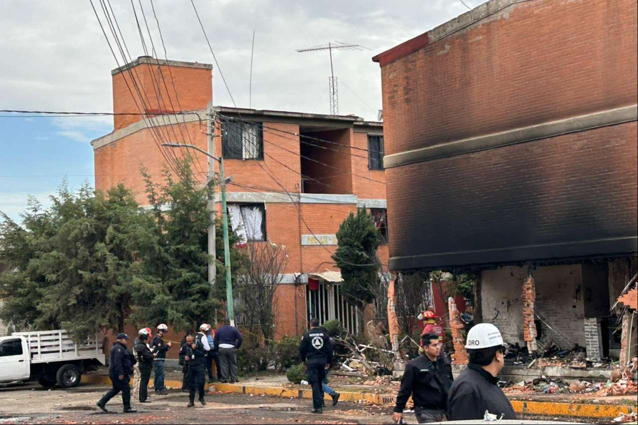 Explosión por gas en Edomex deja un muerto y 10 heridos