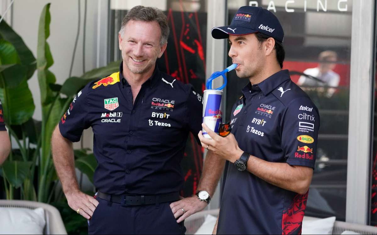 "Checo" Pérez cenó con Christian Horner; ¿se viene su renovación?