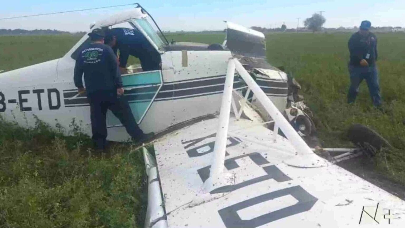 Avioneta se desploma en San Luis Río Colorado, Sonora