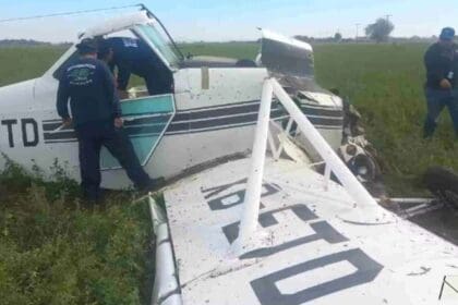 Avioneta se desploma en San Luis Río Colorado, Sonora