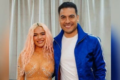 Carlos Rivera y Cynthia Rodríguez presumen sus fotos con Karol G