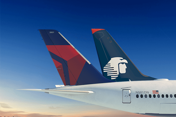 Posible separación Aeroméxico-Delta sería grave para la industria aérea en México y EEUU