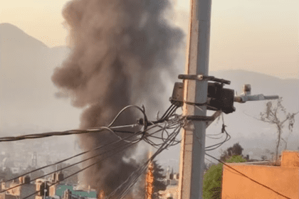 Se incendia taller clandestino de pirotecnia en Tultepec, Edomex