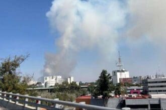 En plena contingencia reportan incendio en Xochimilco