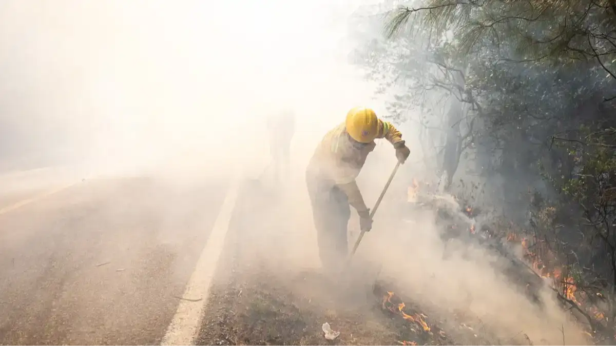 Tras 27 horas, apagan incendio en Ixtepeji, Oaxaca