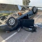 Tres personas residentes de Fresnillo, Zacatecas se accidentaron en Aguascalientes