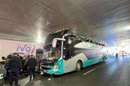 Accidente de autobús en Viaducto deja 14 lesionados