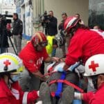 Cae elevador en funeraria de Monterrey