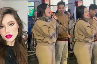 La nieta del Chapo Guzmán canta en las calles de Londres