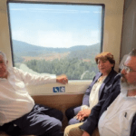 AMLO realiza viaje de prueba en el tren México-Toluca