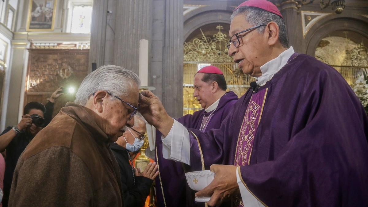 Así celebraron creyentes el miércoles de ceniza este 14 de febrero