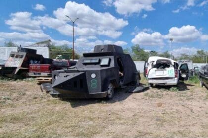 FGR destruye 26 autos "monstruos" en Tamaulipas