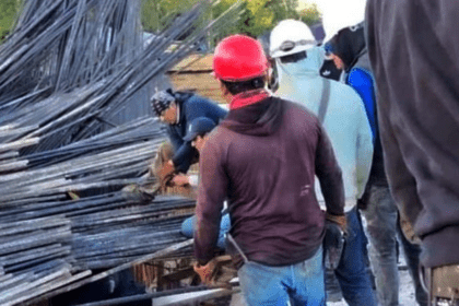 Rescate de los trabajadores atrapados en construcción del Tren Maya