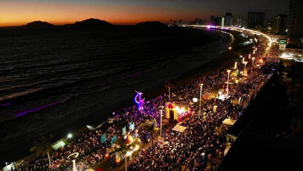 Acuden más de 600 mil personas al Carnaval de Mazatlán