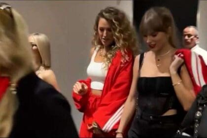 Taylor Swift fue captada en su llegada al Super Bowl