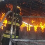 Unió esfuerzos Municipio capital para controlar incendio en planta de gas en San Pancho