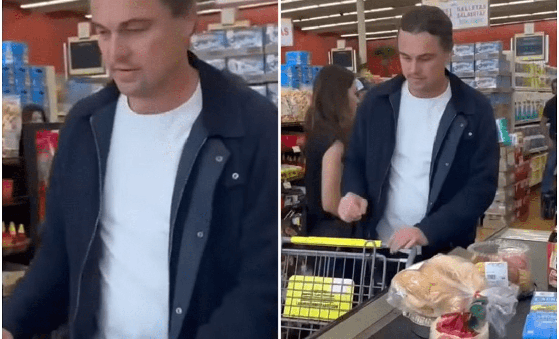 Captan a Leonardo DiCaprio comprando en un supermercado