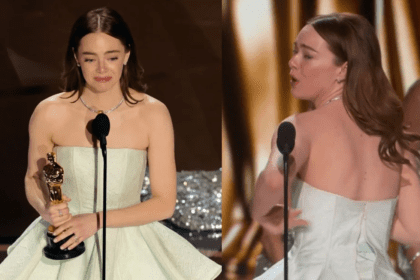 El vestido de Emma Stone se rompe en los Premios Oscar 2024