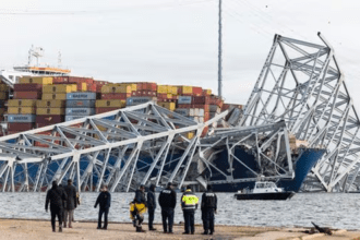 Conmoción en Baltimore tras el derrumbe del puente: "Sonó como una bomba"