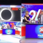 Noticiario de Coahuila muestra "bochornoso" video durante eclipse