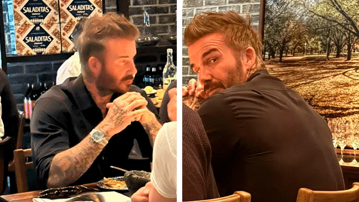 Esto fue lo que pidió David Beckham en restaurante de Monterrey