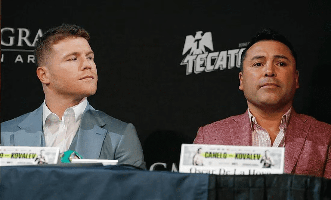 "Canelo" Álvarez mantiene el enfrentamiento con Óscar de la Hoya