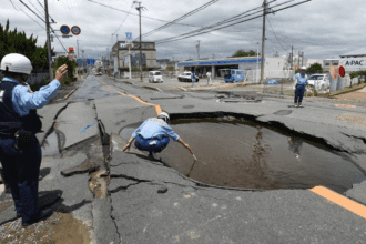 Al menos 7 heridos leves y algunos daños urbanos tras terremoto de 6,6 en el oeste japonés