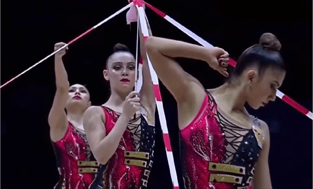 Selección de Gimnasia Rítmica avanza a dos finales en Azerbaiyán