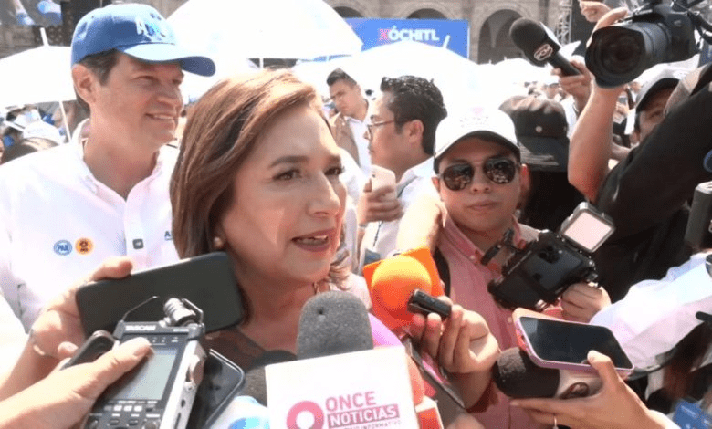 Xóchitl Gálvez llama a gobernadores de Morena a protestar